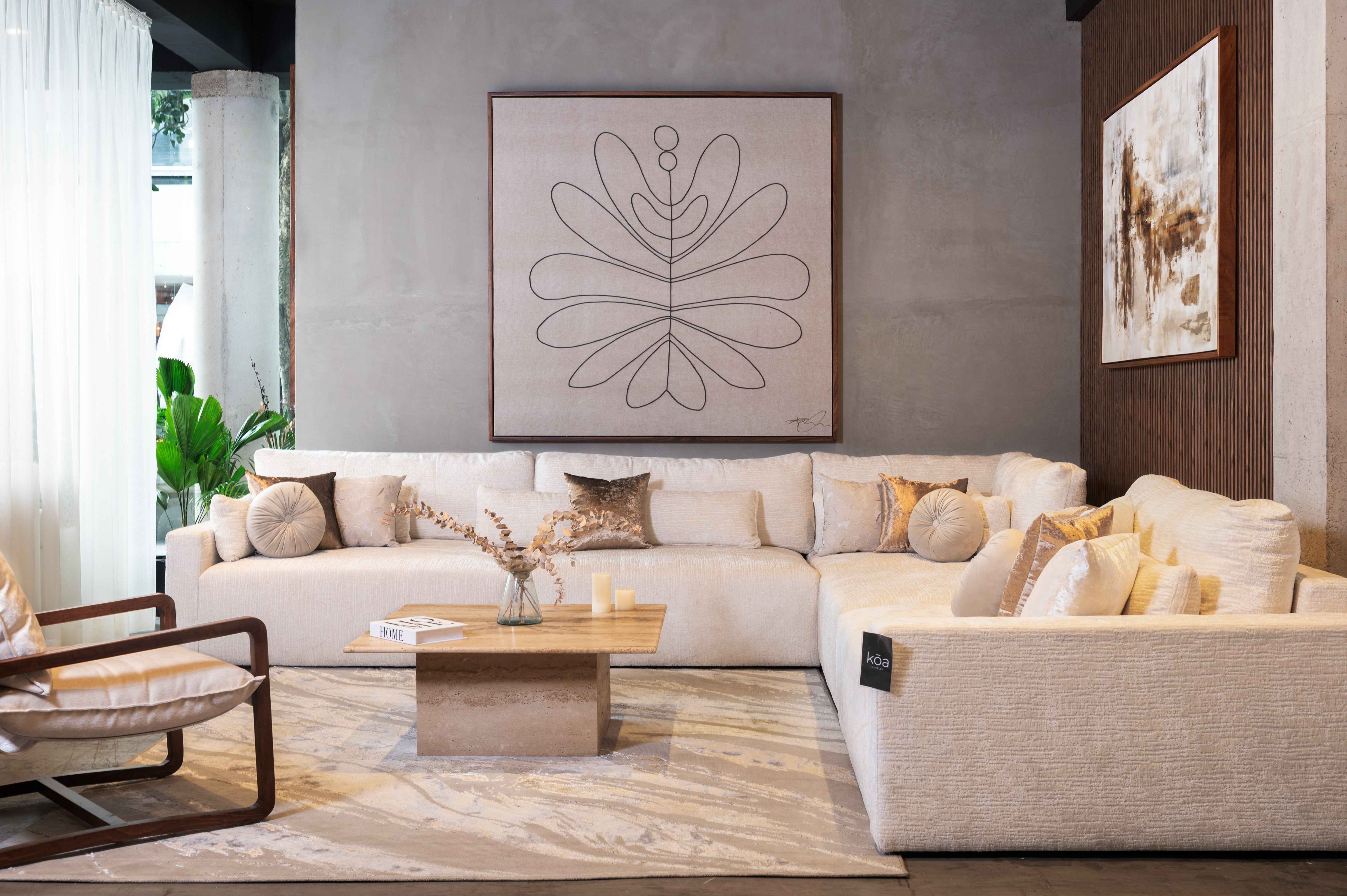 Sala Modular Monaco – Sala Esquinera Moderna y Funcional para Hogar